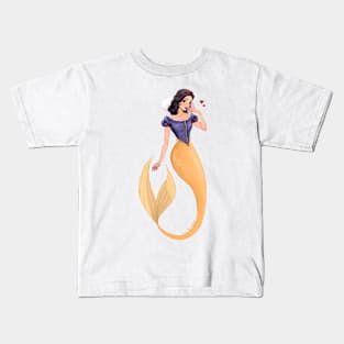 Medieval Mermaid Kids T-Shirt